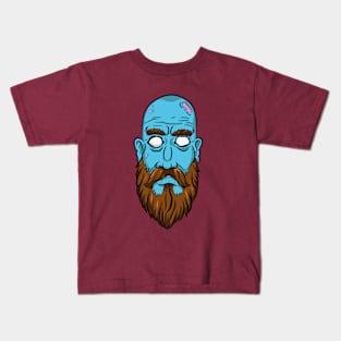 Zombie Beard Kids T-Shirt